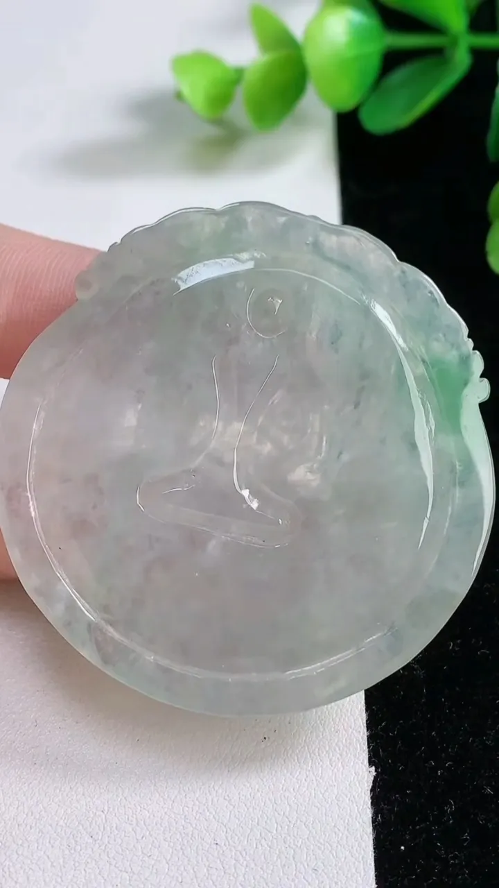 天然A货翡翠文殊菩萨吊坠，尺寸51-50.5-5.5，重:24.58g 13
1月1日