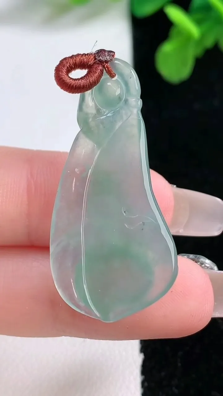 天然A货翡翠玉兰花吊坠，尺寸38-18-5，重量:5.04g
1月1日