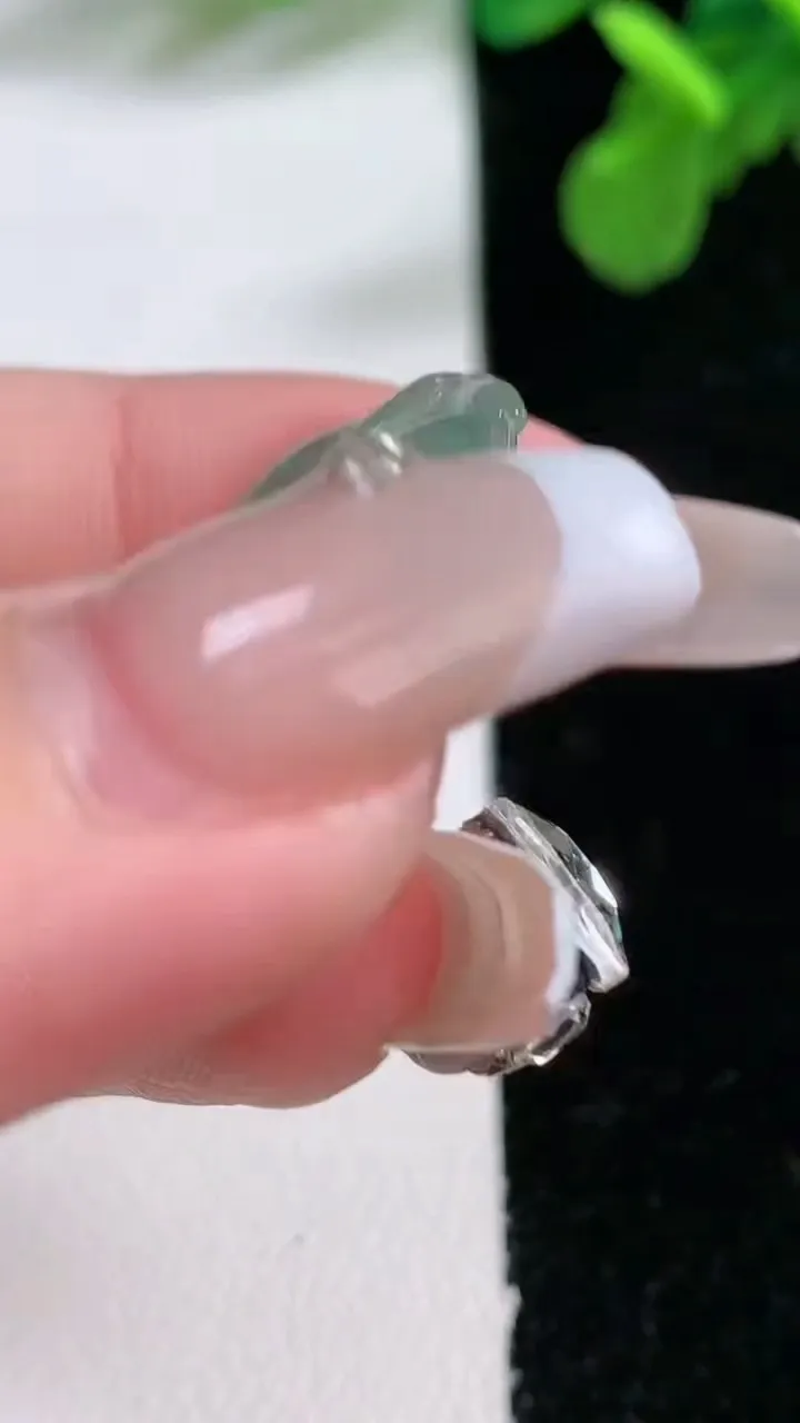 天然A货翡翠金枝玉叶 叶子吊坠，尺寸35.4-19.3-4，重量:4.67g
1月1日