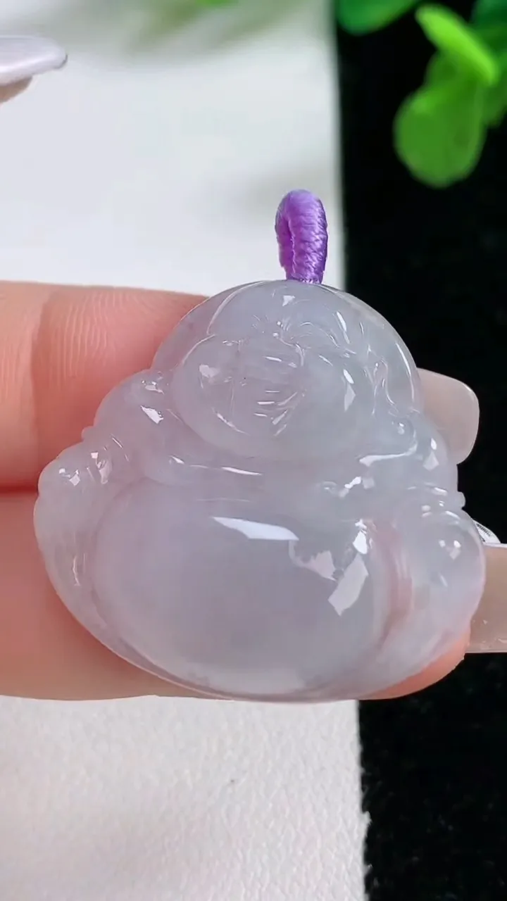 天然A货翡翠佛公吊坠，尺寸28.6-31-6，重量:7.79g
1月1日