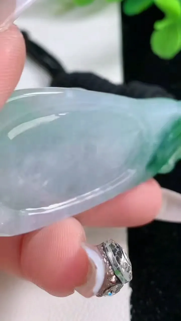 天然A货翡翠梅花鹿吊坠，尺寸56-27.4-13.2，重量:30.92g
1月2日