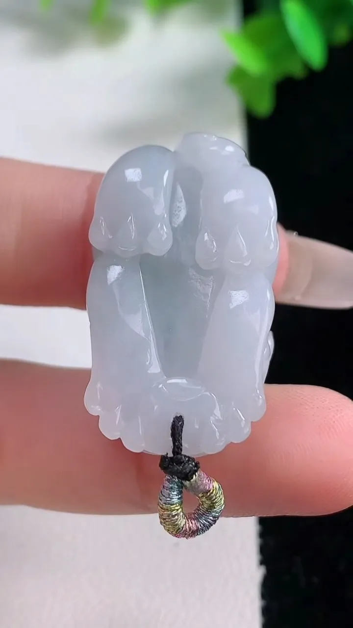天然A货翡翠飘花貔貅吊坠，尺寸32.6-18.3-11.8，重量:15.69g
1月4日