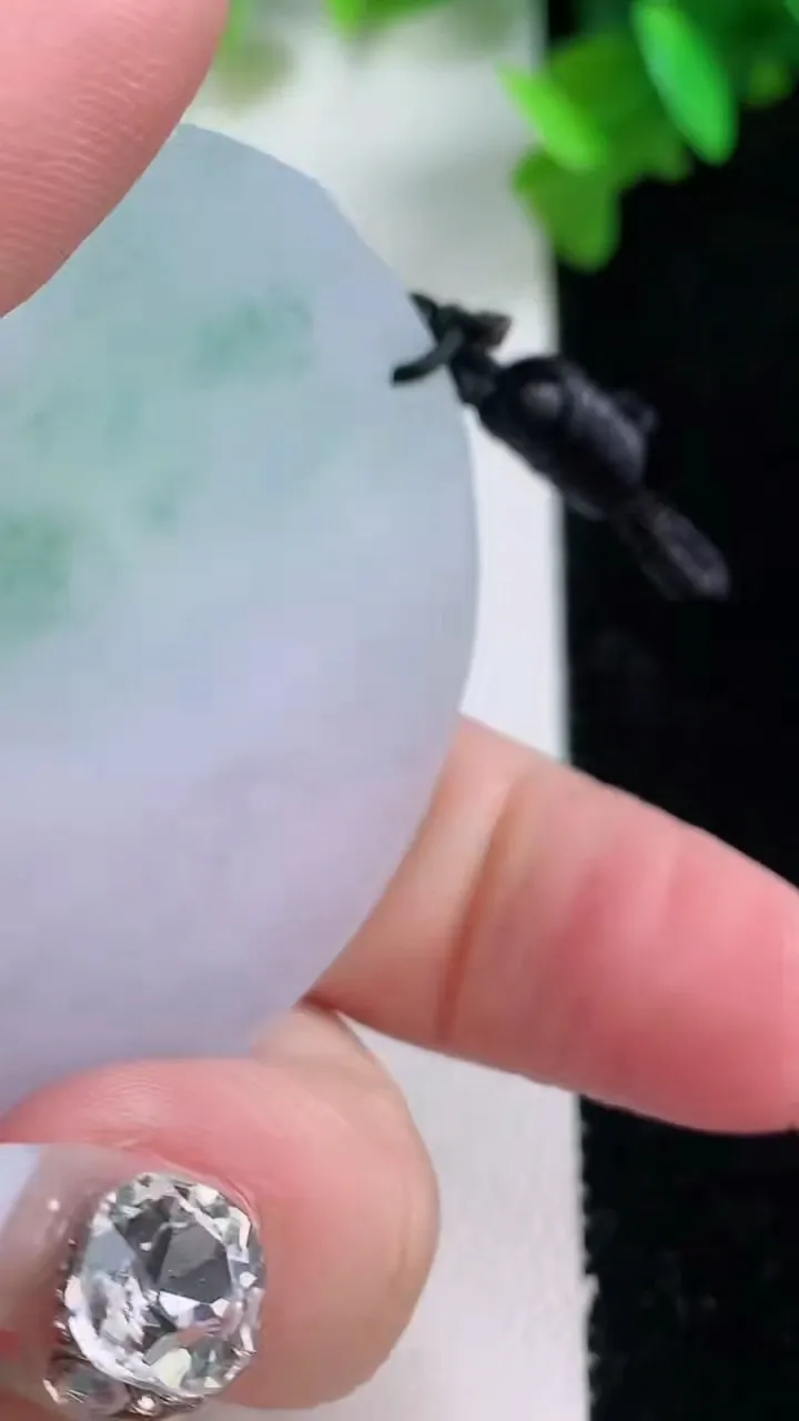 天然A货翡翠生肖马吊坠，尺寸49.2-24.3-4.7，重量:22.85g
1月4日