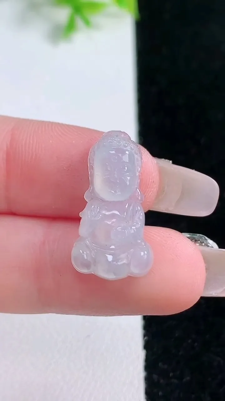 天然A货翡翠宝宝佛吊坠，尺寸21.8-11.8-4.2，重量:1.72g
1月16日