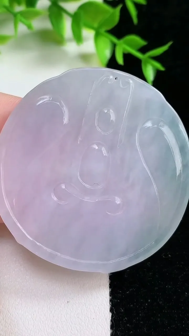 天然A货翡翠紫罗兰文殊菩萨吊坠，尺寸51-50-4，重:20.72g
1月18日