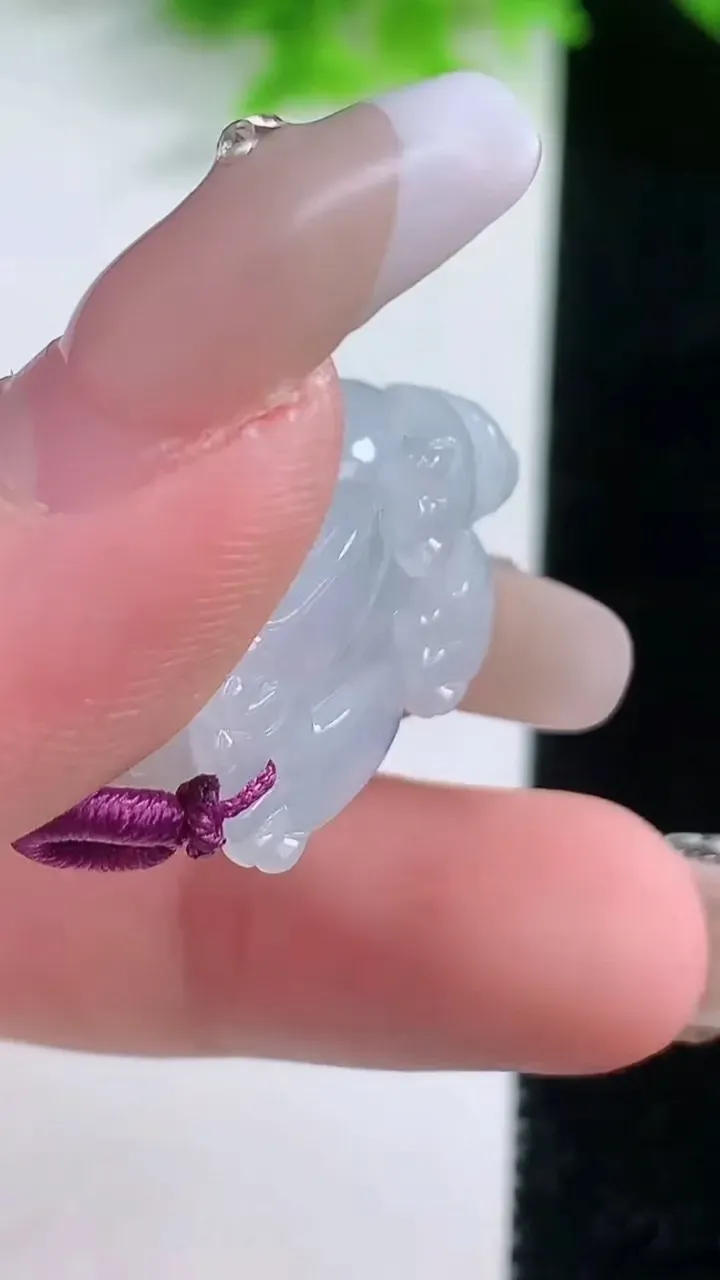 天然A货翡翠貔貅吊坠，尺寸25.2-14-12，重量:10.16g
1月19日