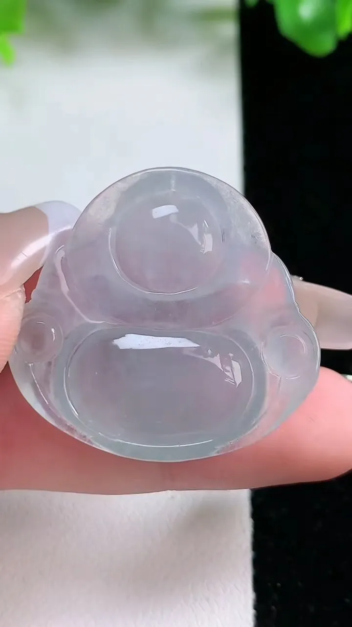 天然A货翡翠佛公吊坠，尺寸31.2-33.2-6，重量:9.12g
1月21日