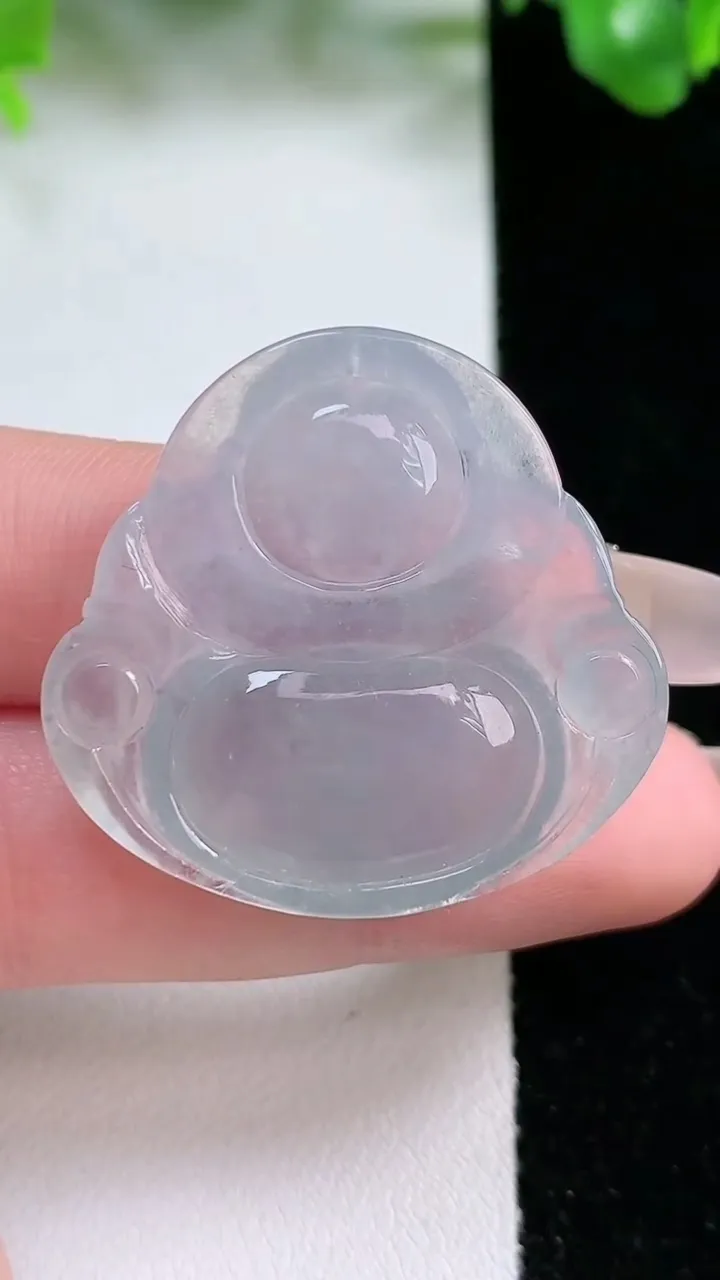 天然A货翡翠佛公吊坠，尺寸31.2-33.2-6，重量:9.12g
1月21日