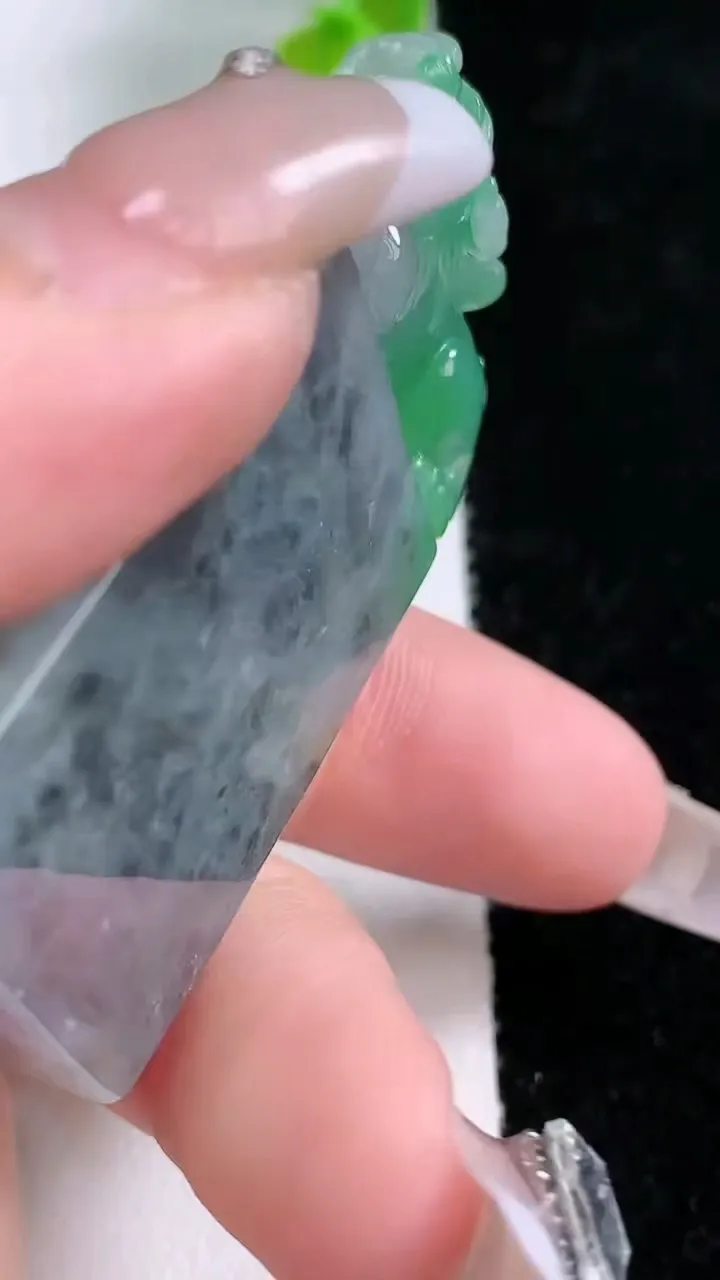 天然A货翡翠貔貅印章，尺寸53.5-25-12，重:41.61g
1月21日