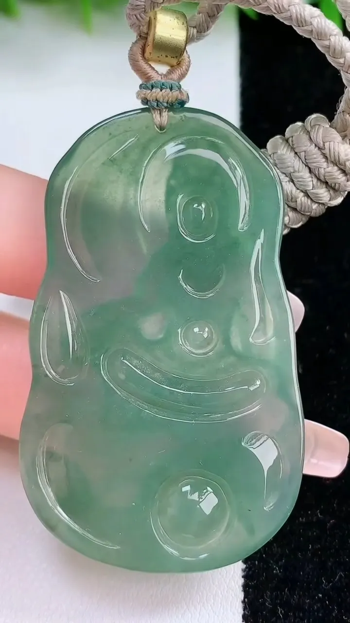 天然A货翡翠普贤菩萨吊坠，尺寸58.7-36-5，重量:36.45g
1月24日