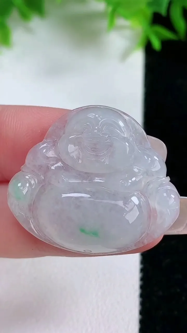 天然A货翡翠佛公吊坠，尺寸27-31.4-5，重量:6.63g
1月25日