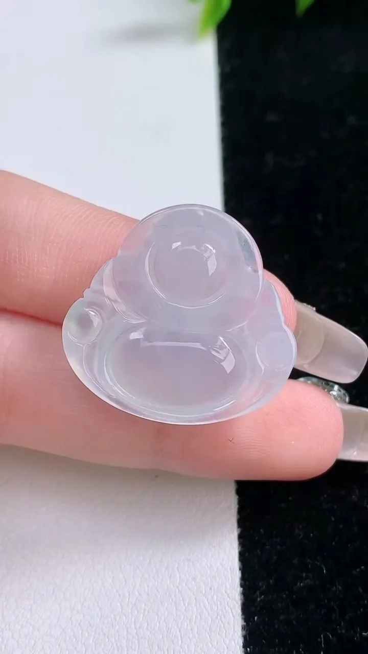 天然A货翡翠佛公吊坠，尺寸25.2-27-5，重量:5.08g
1月29日