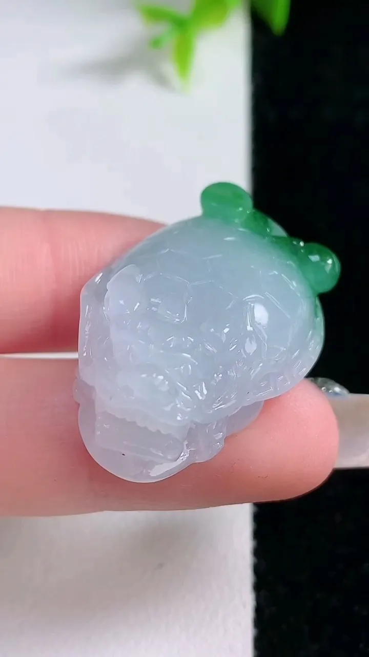 天然A货翡翠龙龟吊坠，尺寸32.3-23-12.8，重量:16.71g
1月30日