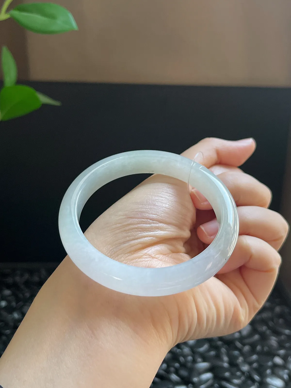 正圈55.5圈口，翡翠手镯