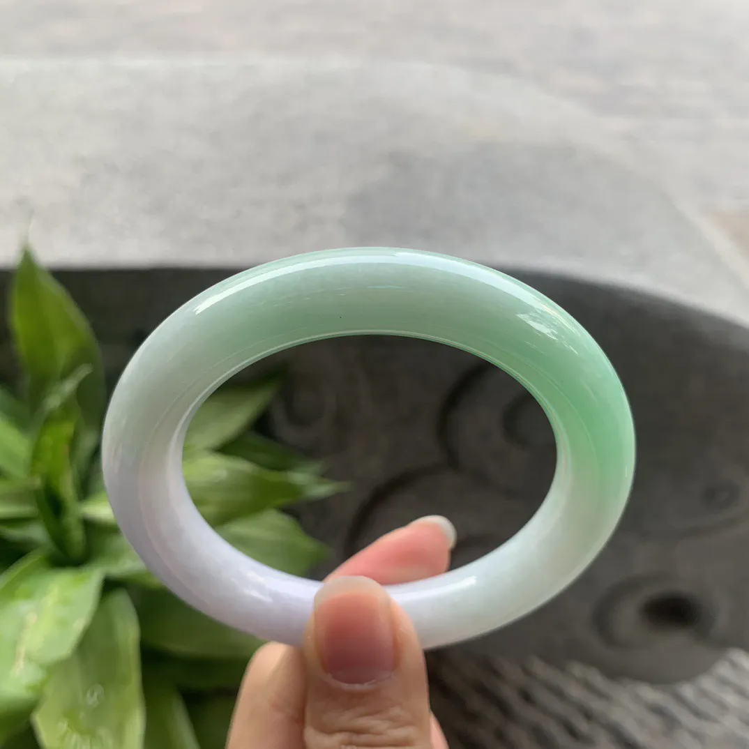 圈口 55.7-11.1【春彩圆条手镯】圆条55 56可戴