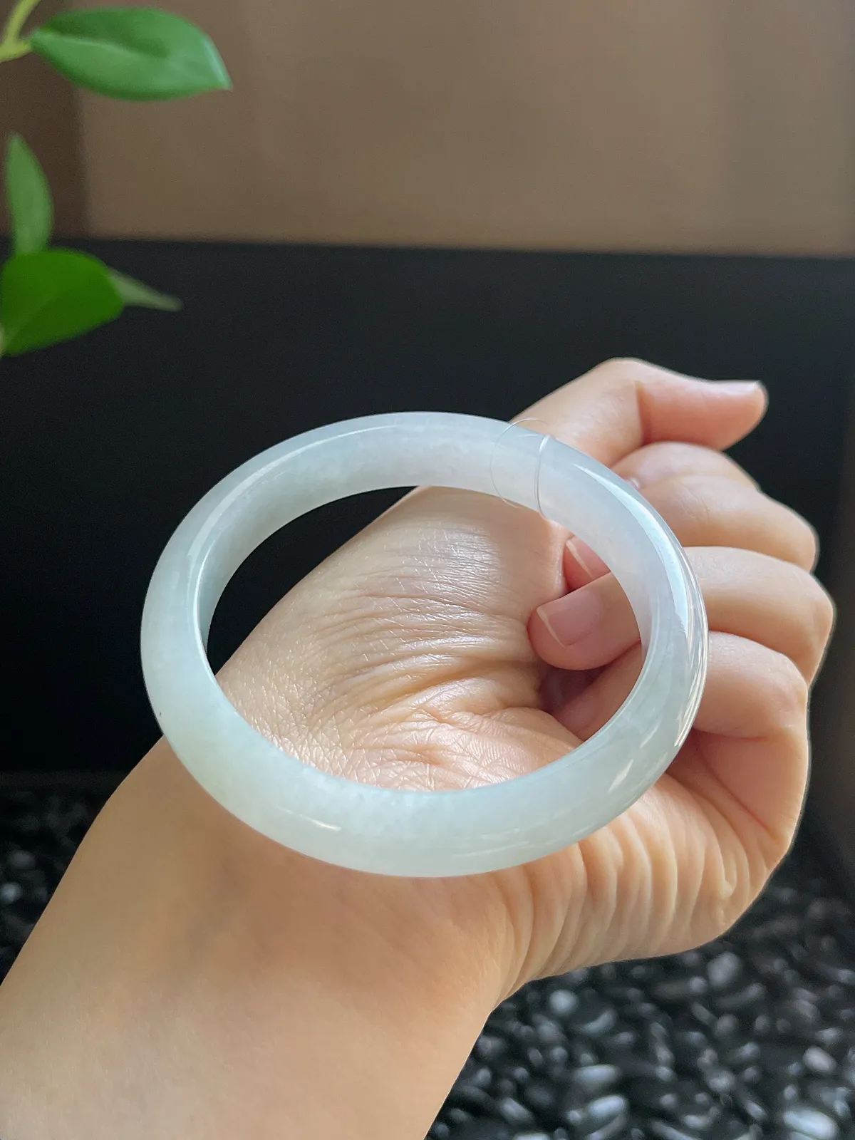 正圈55.5圈口，翡翠手镯