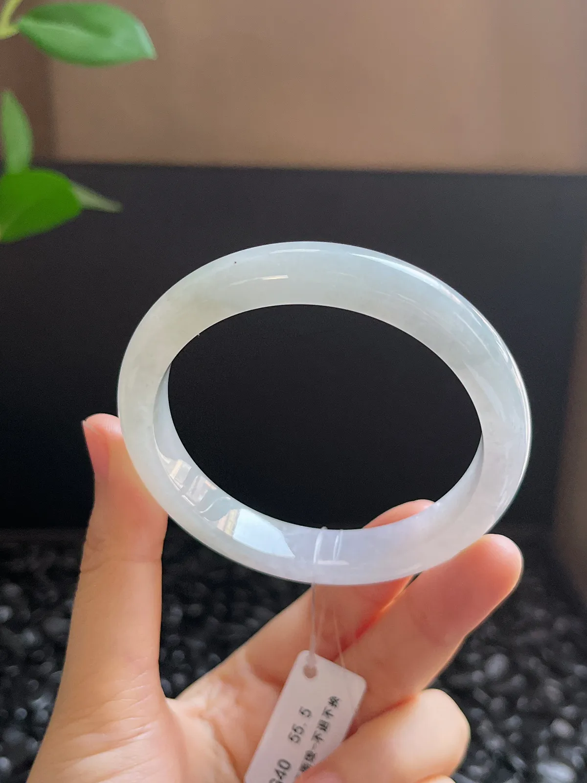 正圈55.5圈口，翡翠手镯