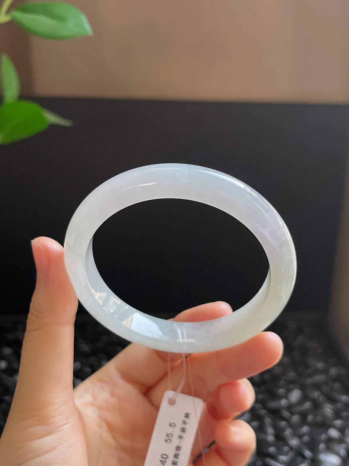 正圈55.5圈口，翡翠手镯