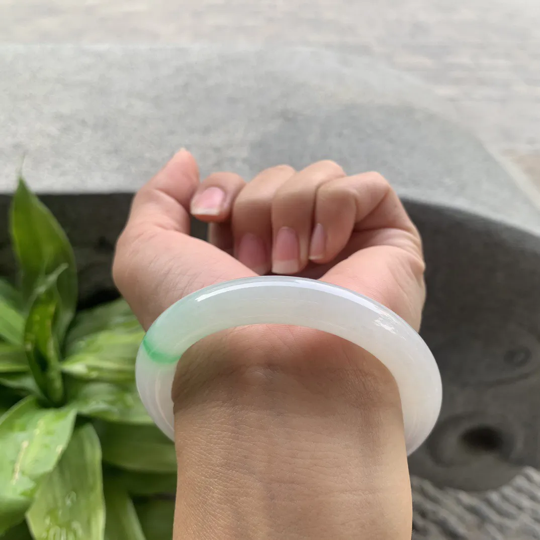 小圈口 53.8-9.8【春彩圆条手镯】圆条53 54可戴