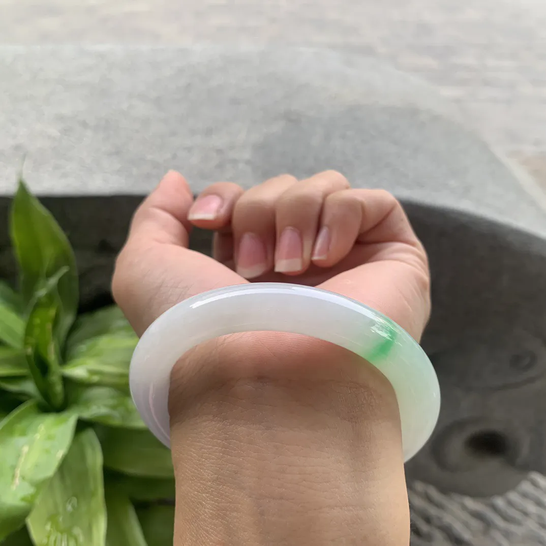 小圈口 53.8-9.8【春彩圆条手镯】圆条53 54可戴