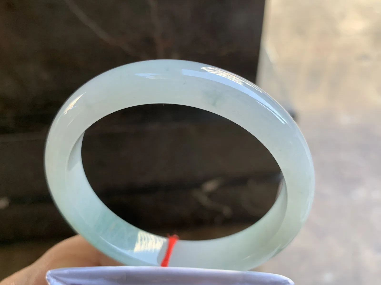 59.5-13-7.8mm
冰种飘花手镯 底子细腻 水润