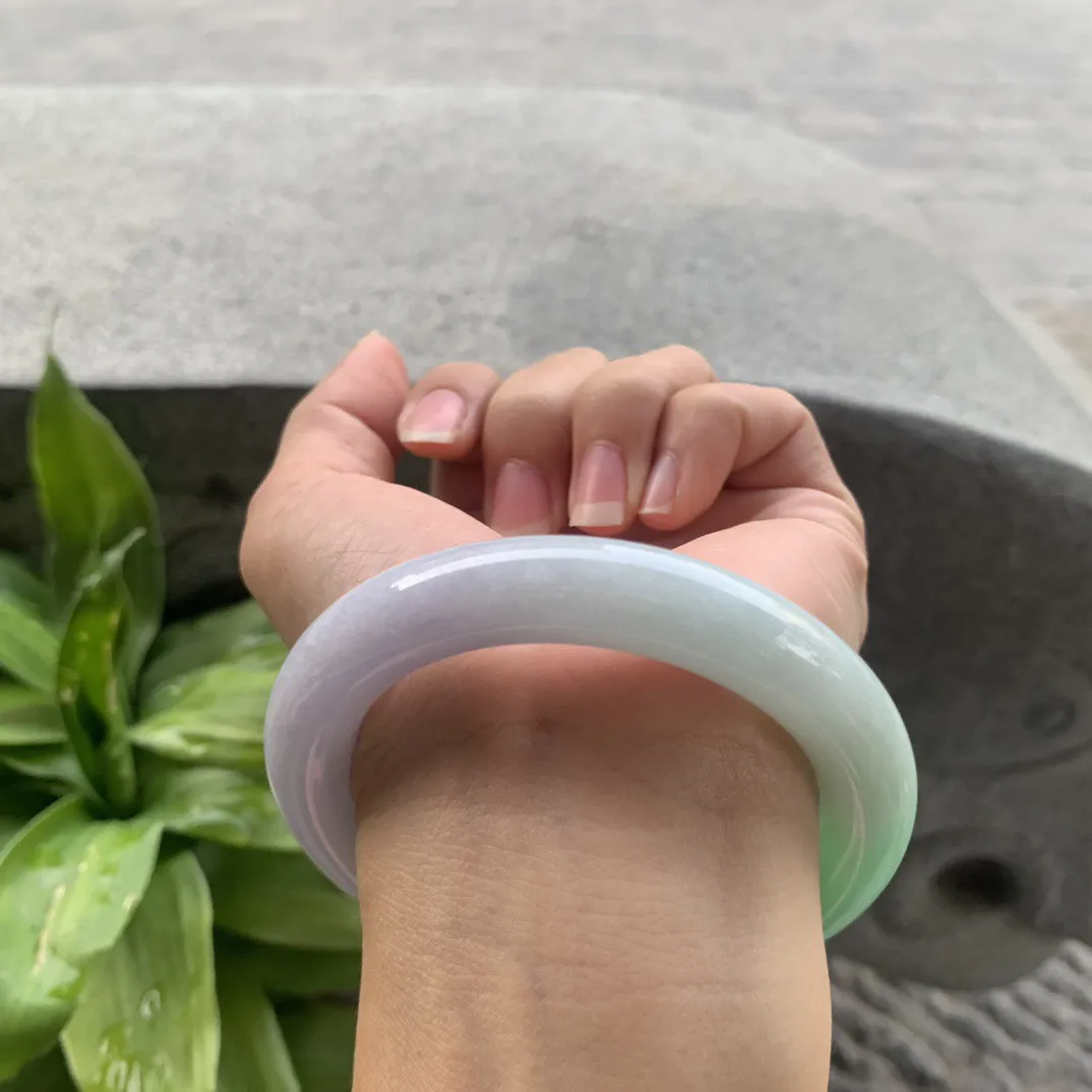 圈口 55.7-11.1【春彩圆条手镯】圆条55 56可戴