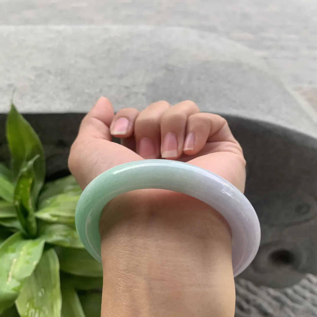 圈口 55.7-11.1【春彩圆条手镯】圆条55 56可戴