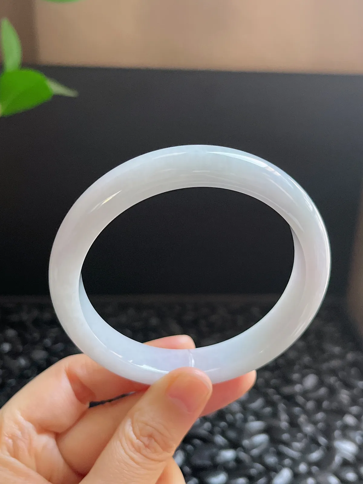 正圈60.7圈口，翡翠手镯