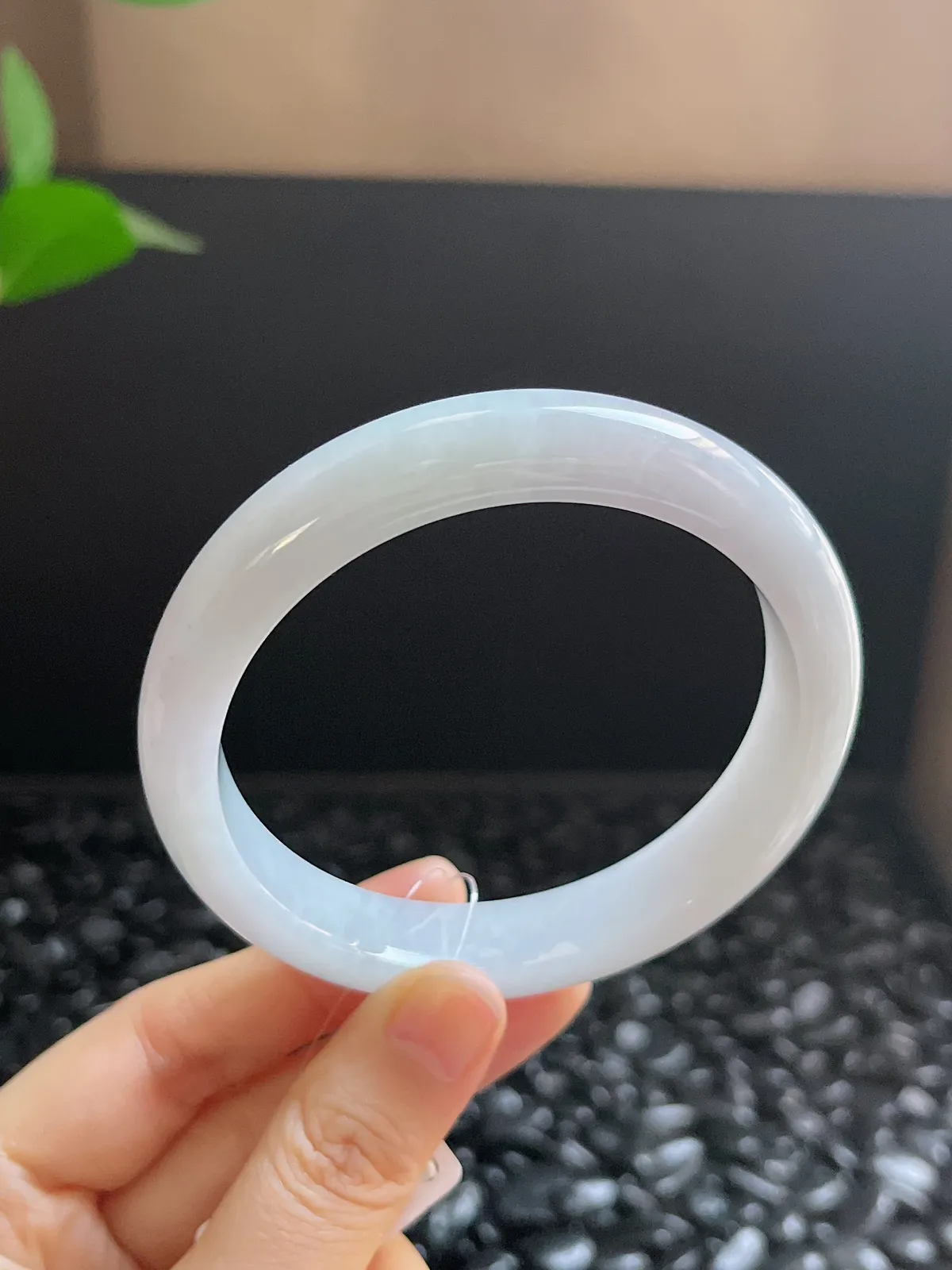 正圈60.7圈口，翡翠手镯