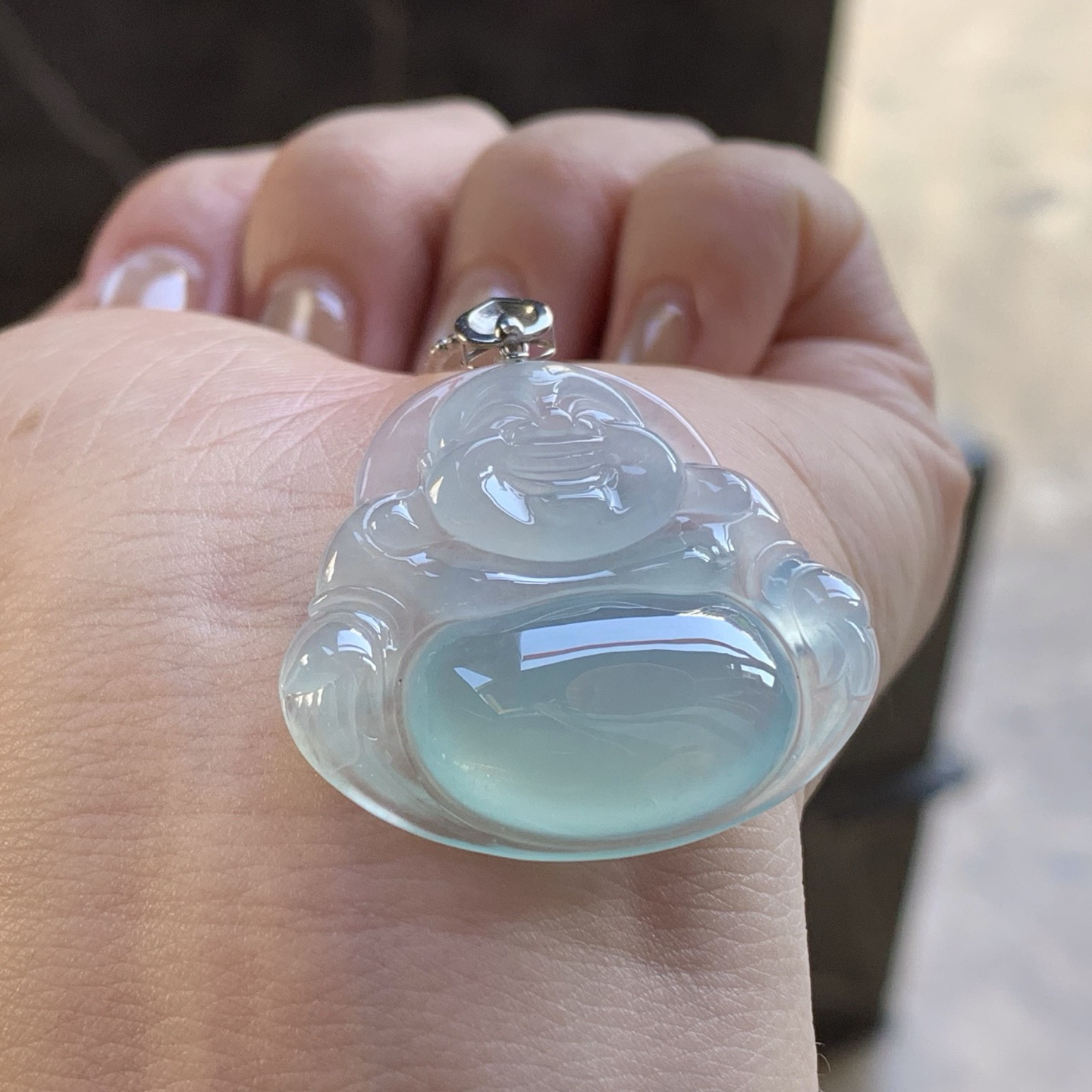 冰种坐佛
 种水优秀