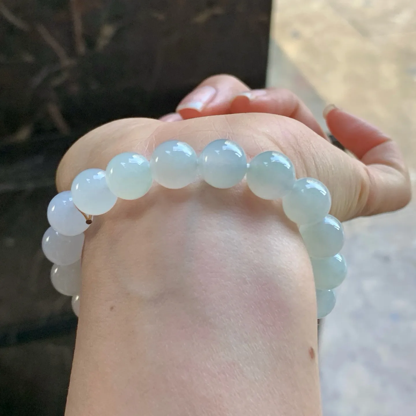 糯种手串^_^清新 水润