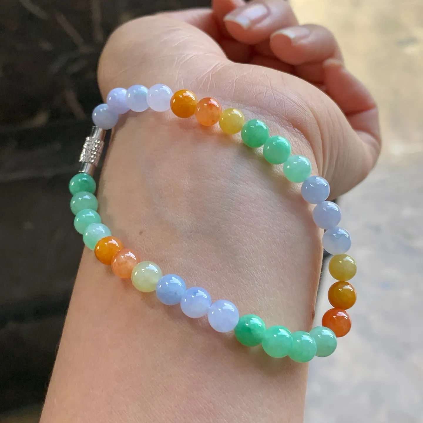 彩色手串^_^鲜艳 浓郁 起光