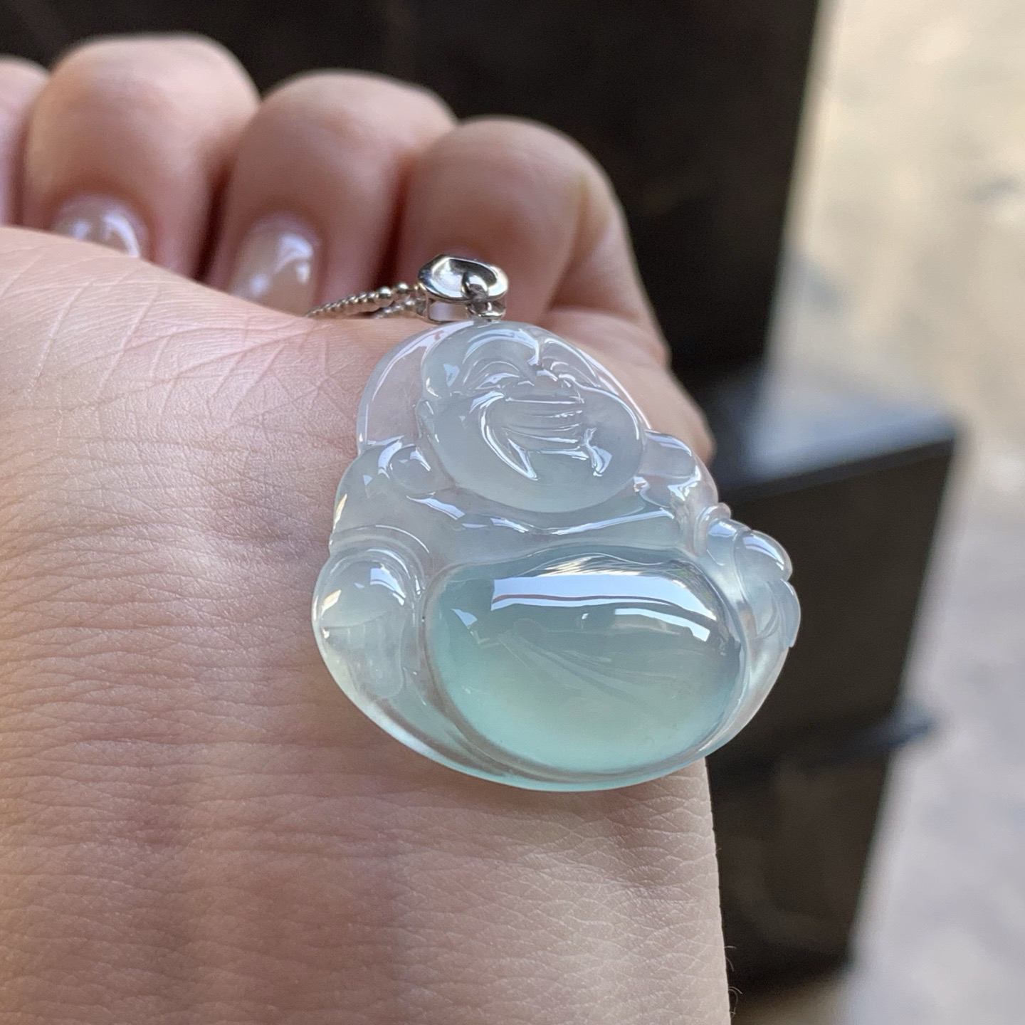 冰种坐佛
 种水优秀