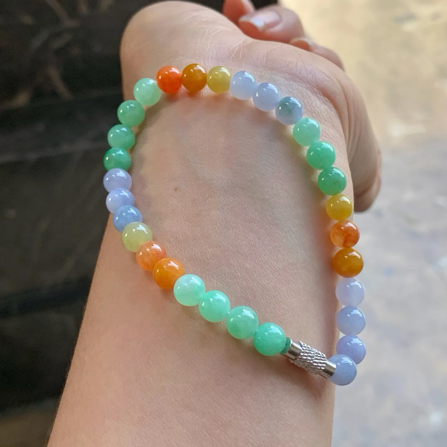 彩色手串^_^鲜艳 浓郁 起光