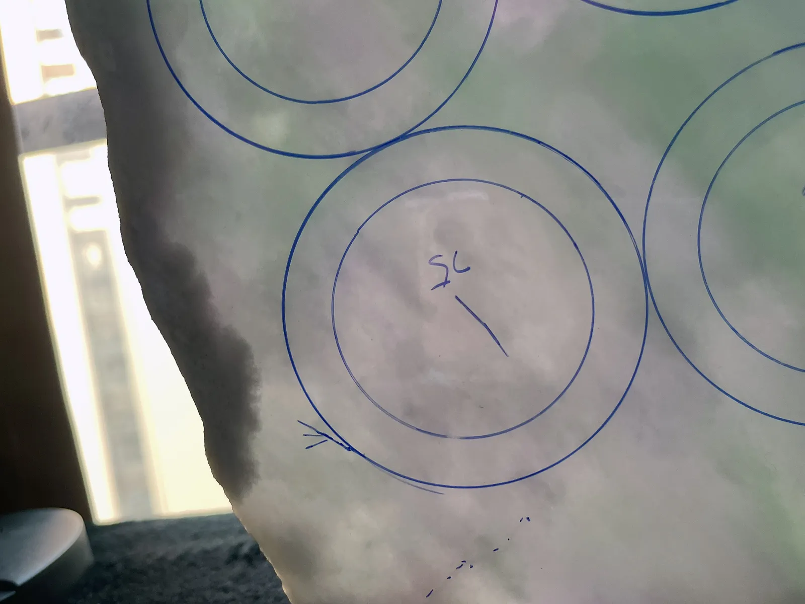 翡翠板料，⭕️正圈最大做59，圆条最大做55