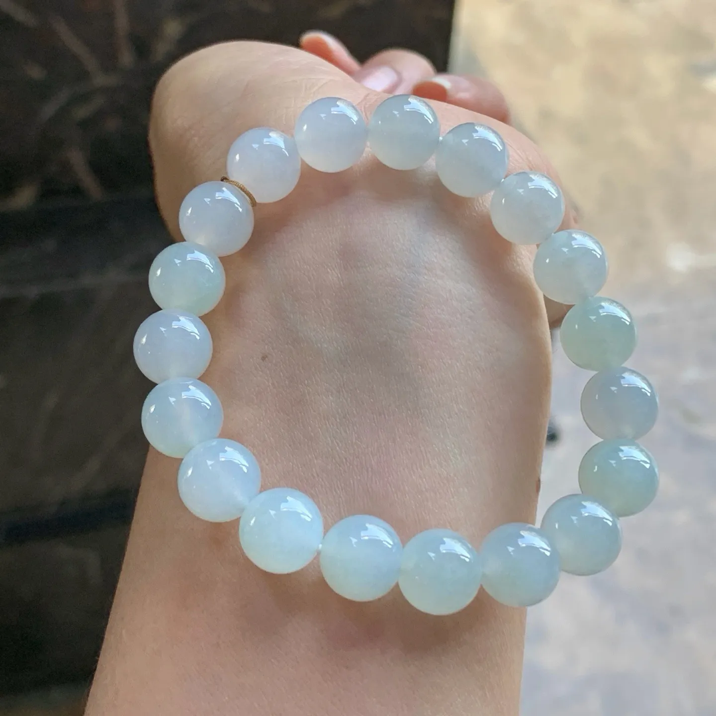 糯种手串^_^清新 水润