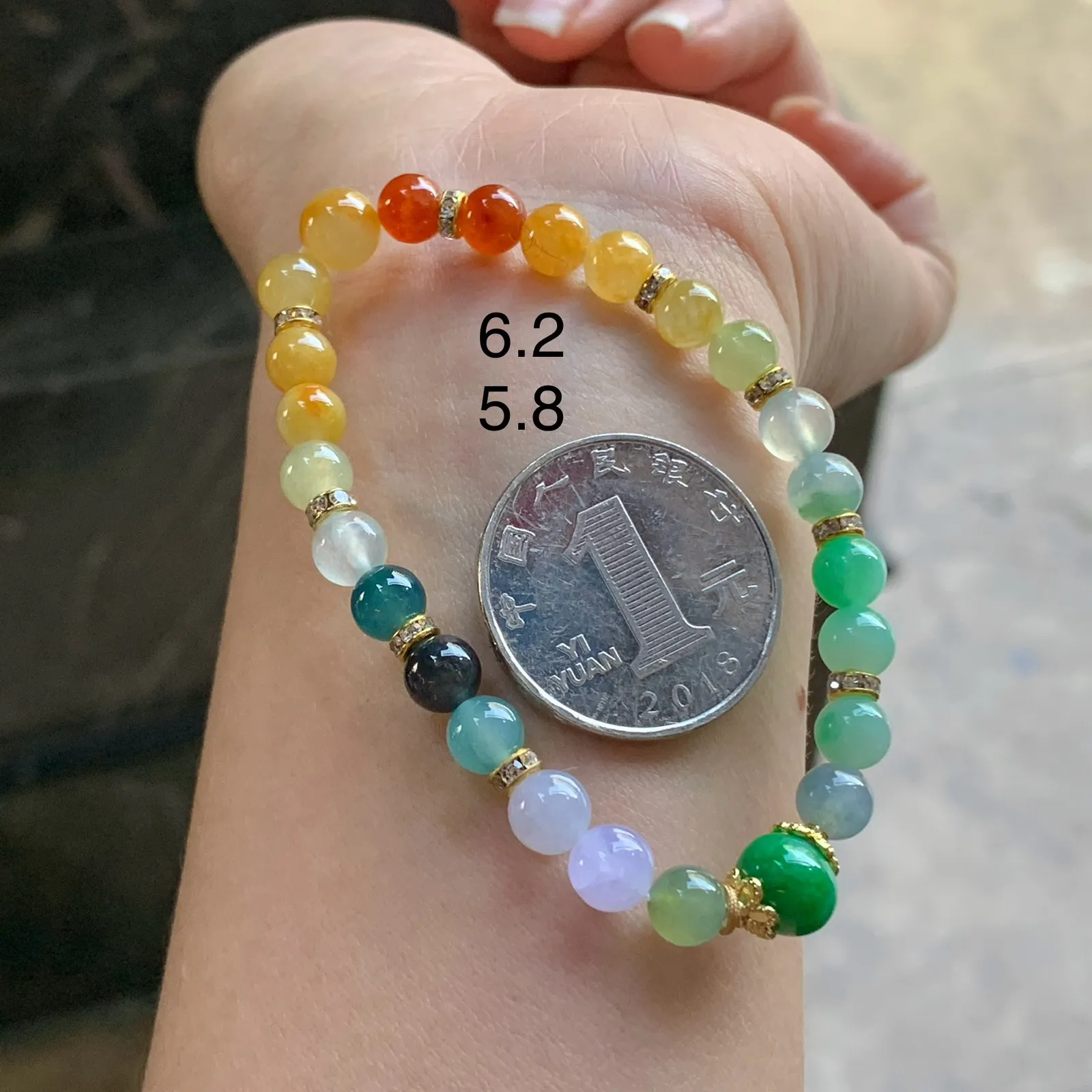 多彩手串^_^鲜艳 浓郁 起光