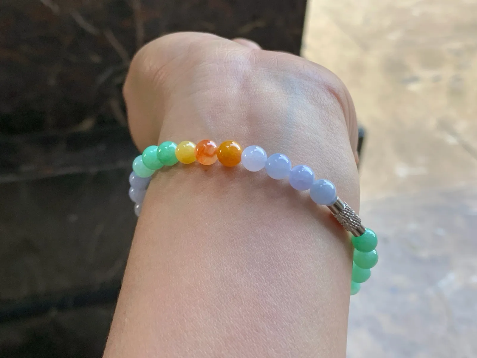 彩色手串^_^鲜艳 浓郁 起光