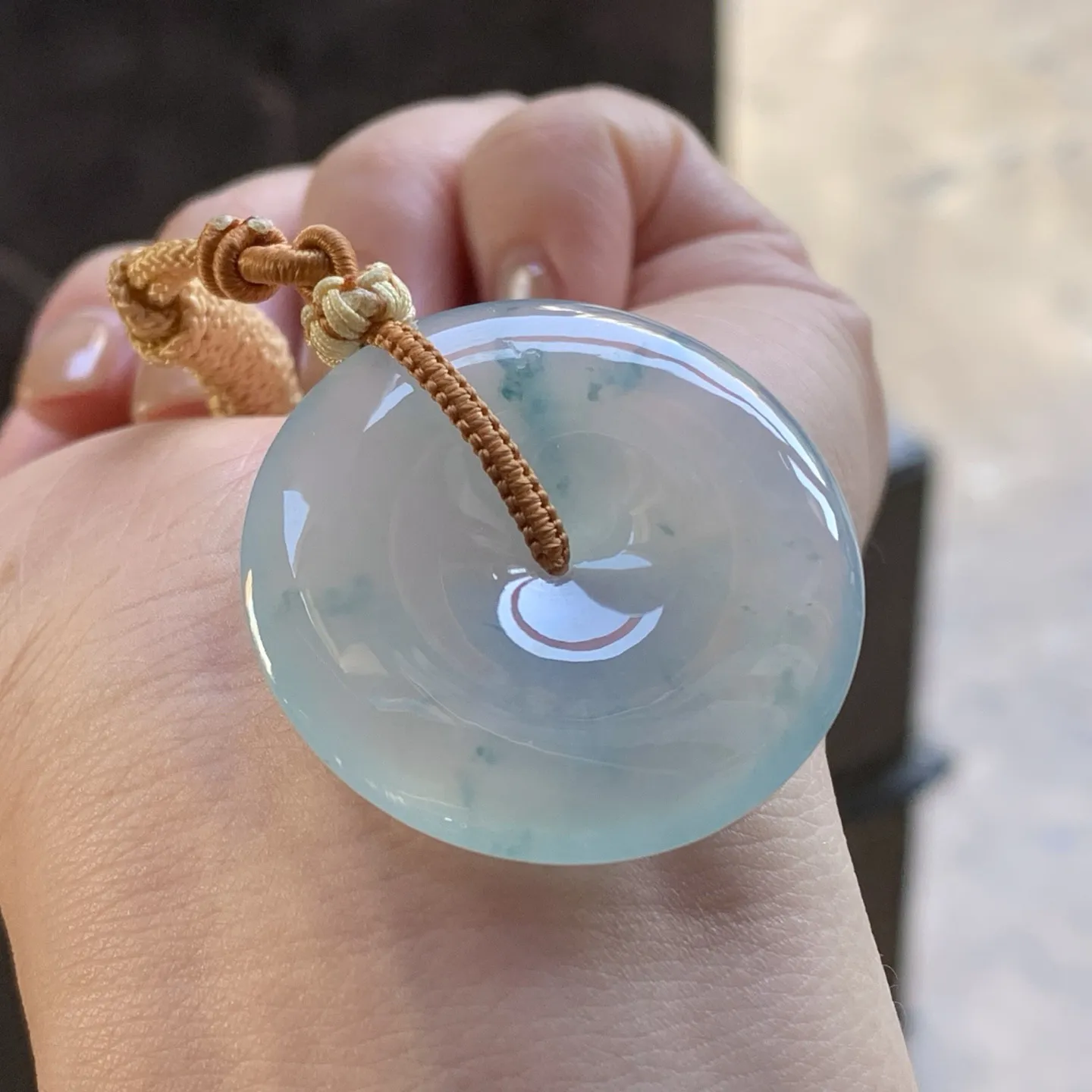 冰飘花平安扣
平安顺遂～