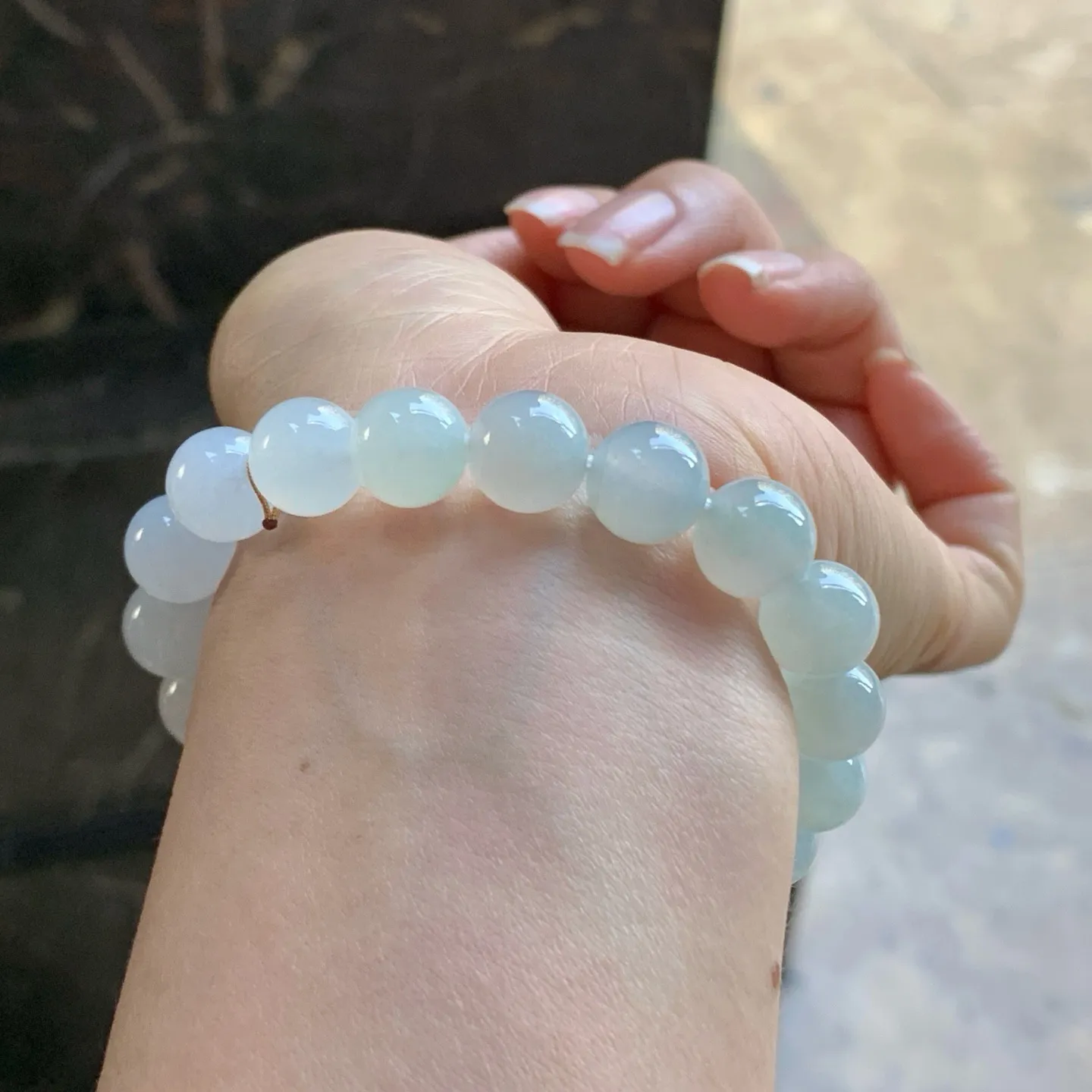 糯种手串^_^清新 水润