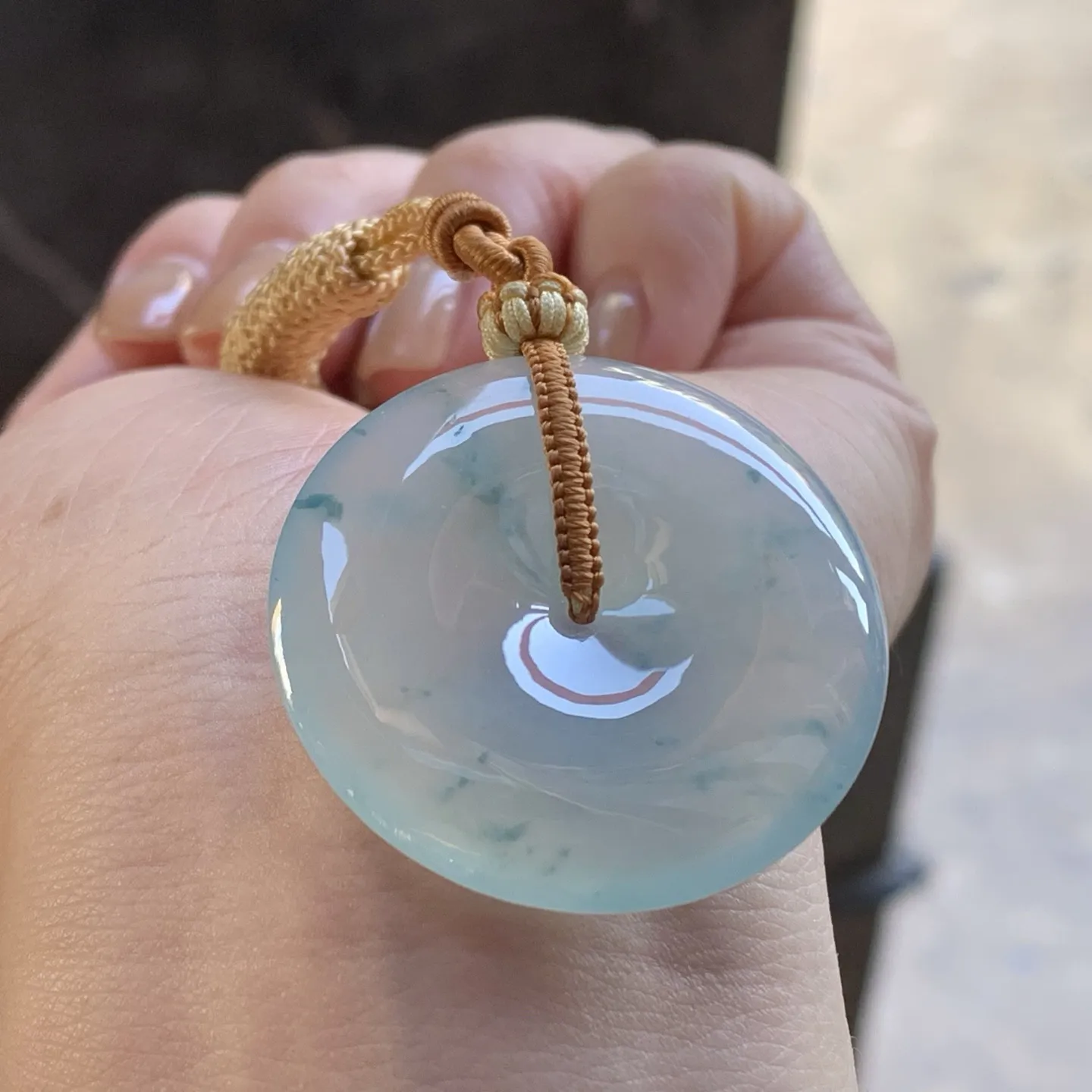 冰飘花平安扣
平安顺遂～