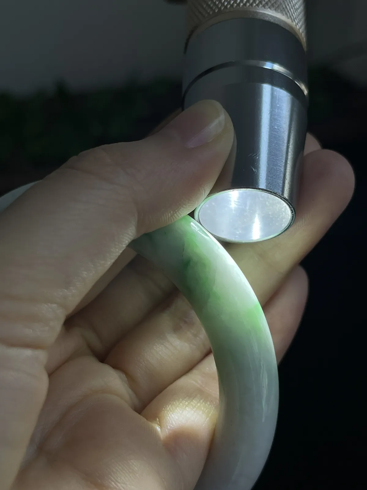 圆镯52.2圈口，翡翠手镯