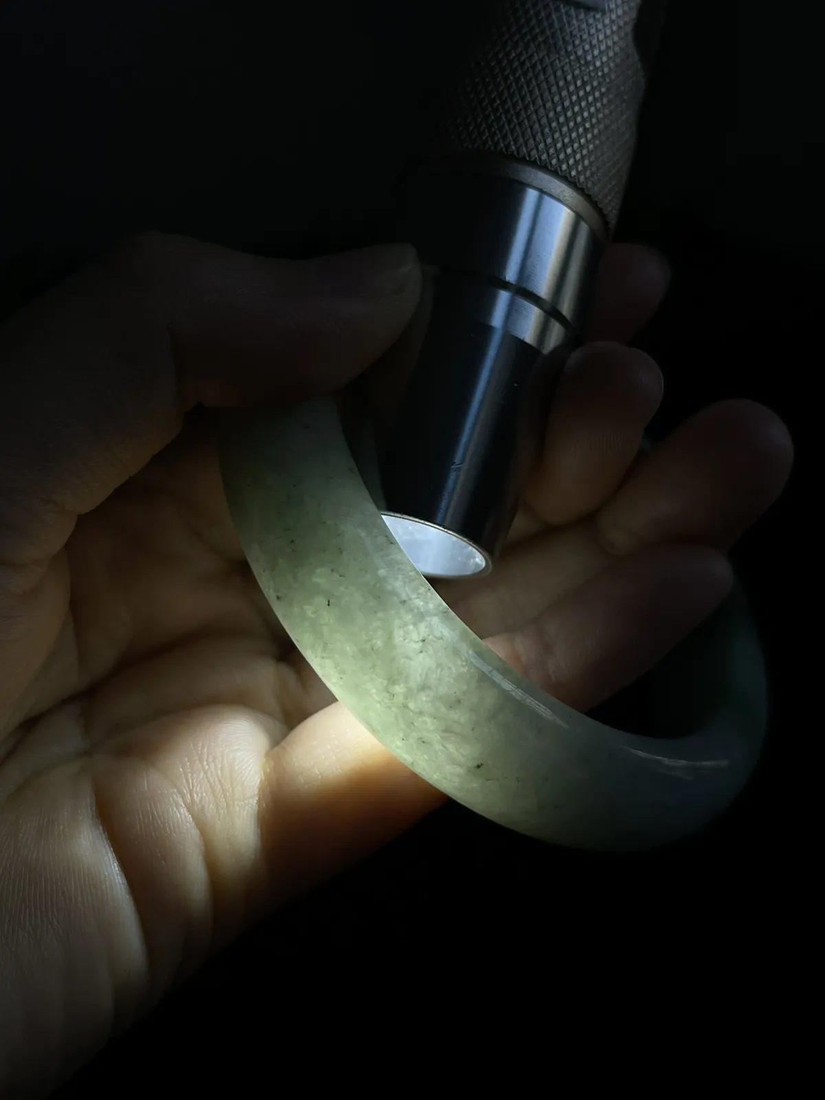 正圈57圈口，翡翠手镯