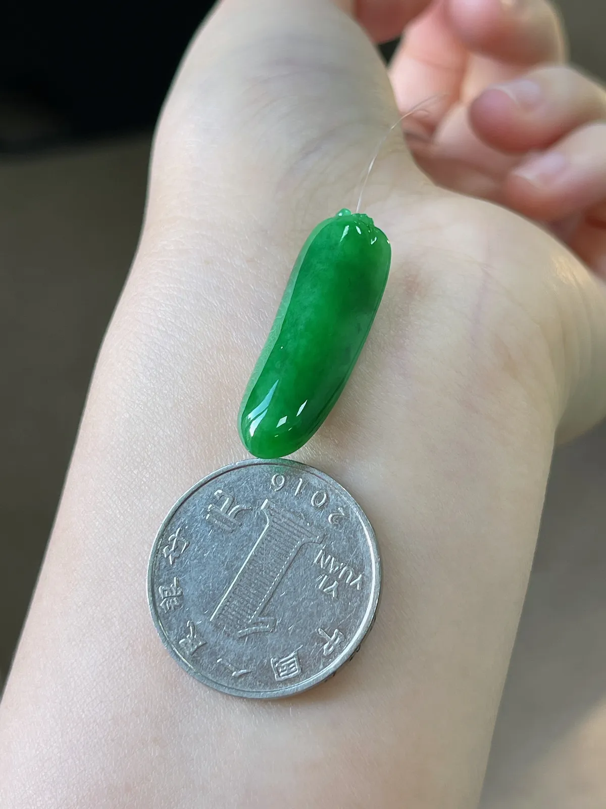 翡翠糯化种绿色福瓜