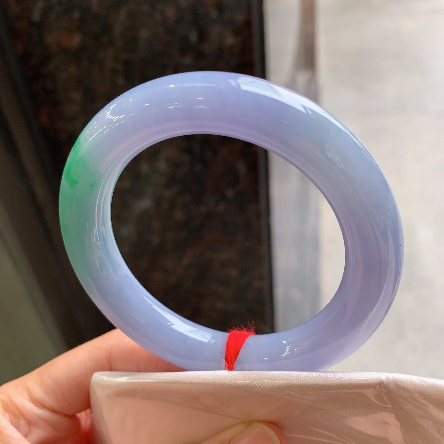 圆条春彩 无瑕 尺寸：55.5/11.9  色浓