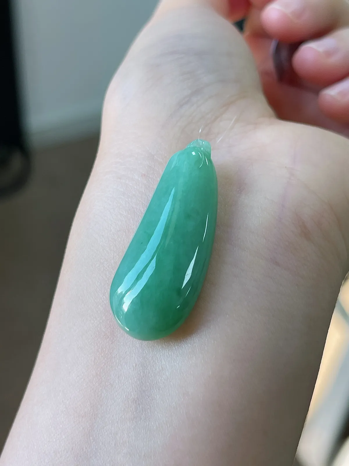 翡翠糯化种浅绿色福瓜