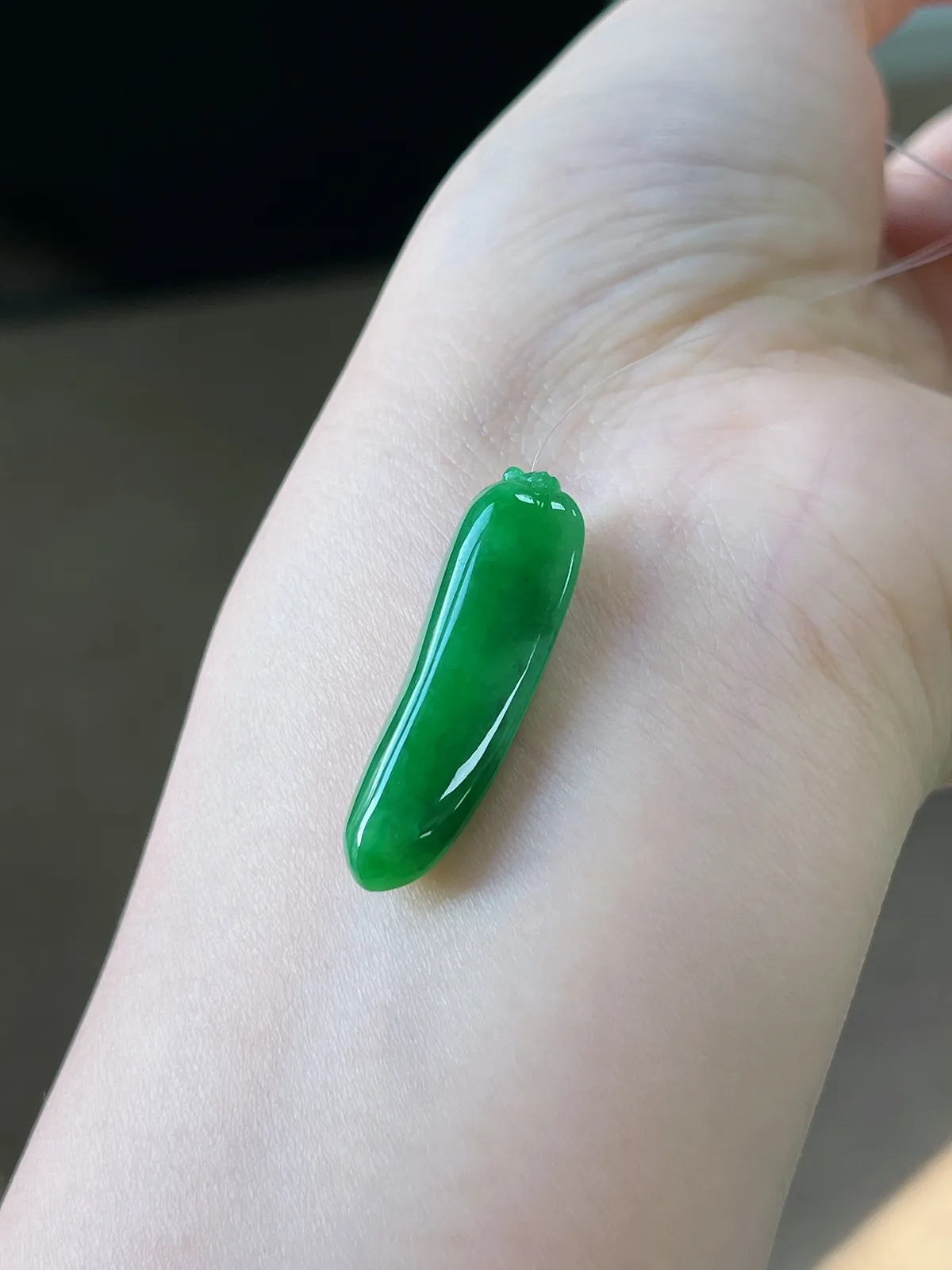 翡翠糯化种绿色福瓜