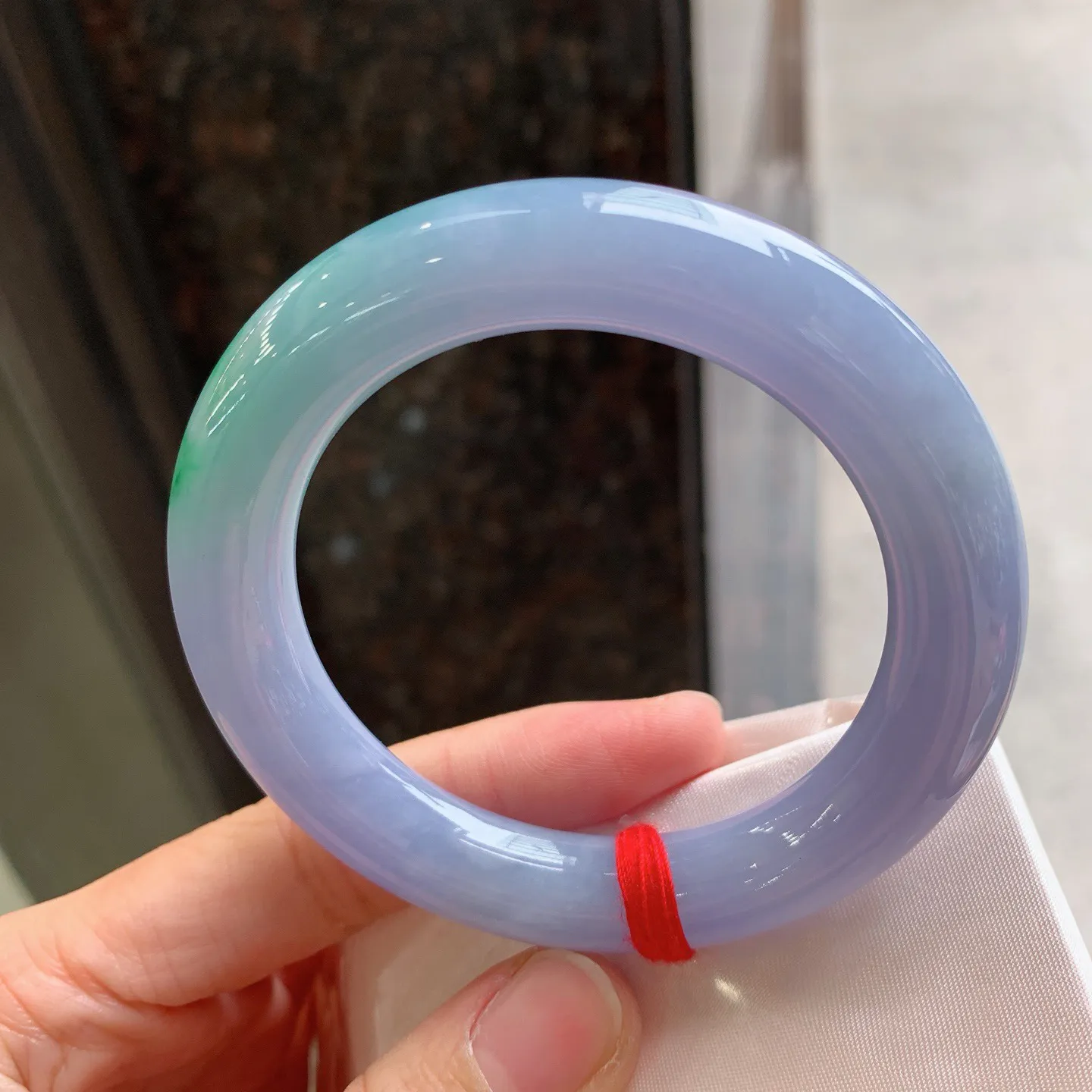 圆条春彩 无瑕 尺寸：55.5/11.9  色浓