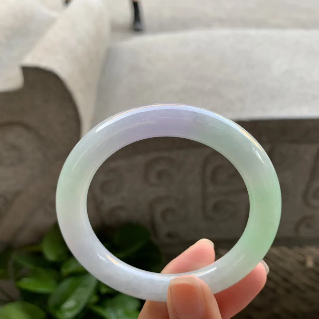 圈口 54.2-9.5【春彩圆条手镯】圆条54 55可戴