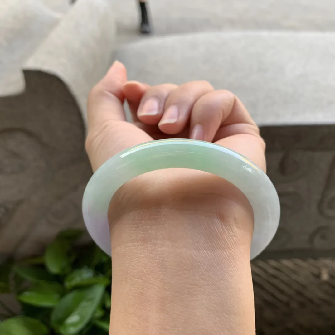 圈口 54.2-9.5【春彩圆条手镯】圆条54 55可戴